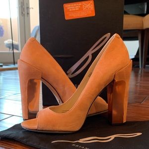 BRIAN ATWOOD OPEN TOE PUMPS